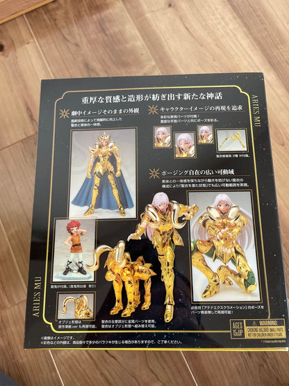 Saint Cloth Myth EX Aries Mu Revival Ver. Figure for Sale