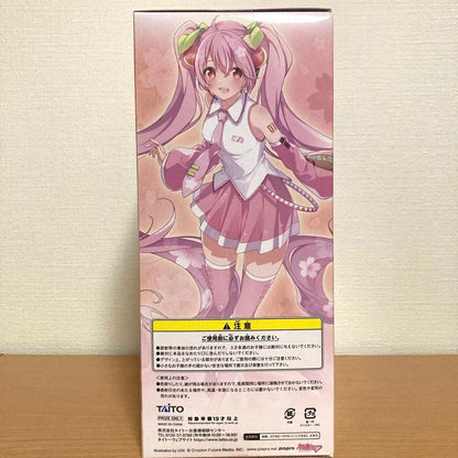 Taito Sakura Miku Figure New Illustration Ver. Vocaloid Hatsune Miku for Sale