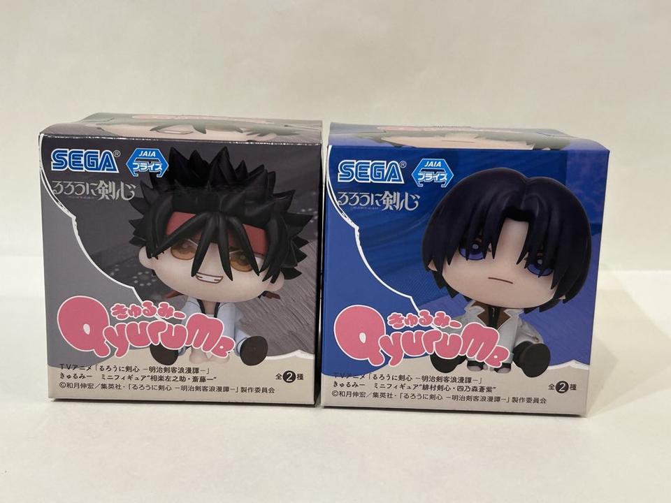 Rurouni Kenshin Sanosuke Sagara/Hajime Saito QyuruMe Mini Figure Buy
