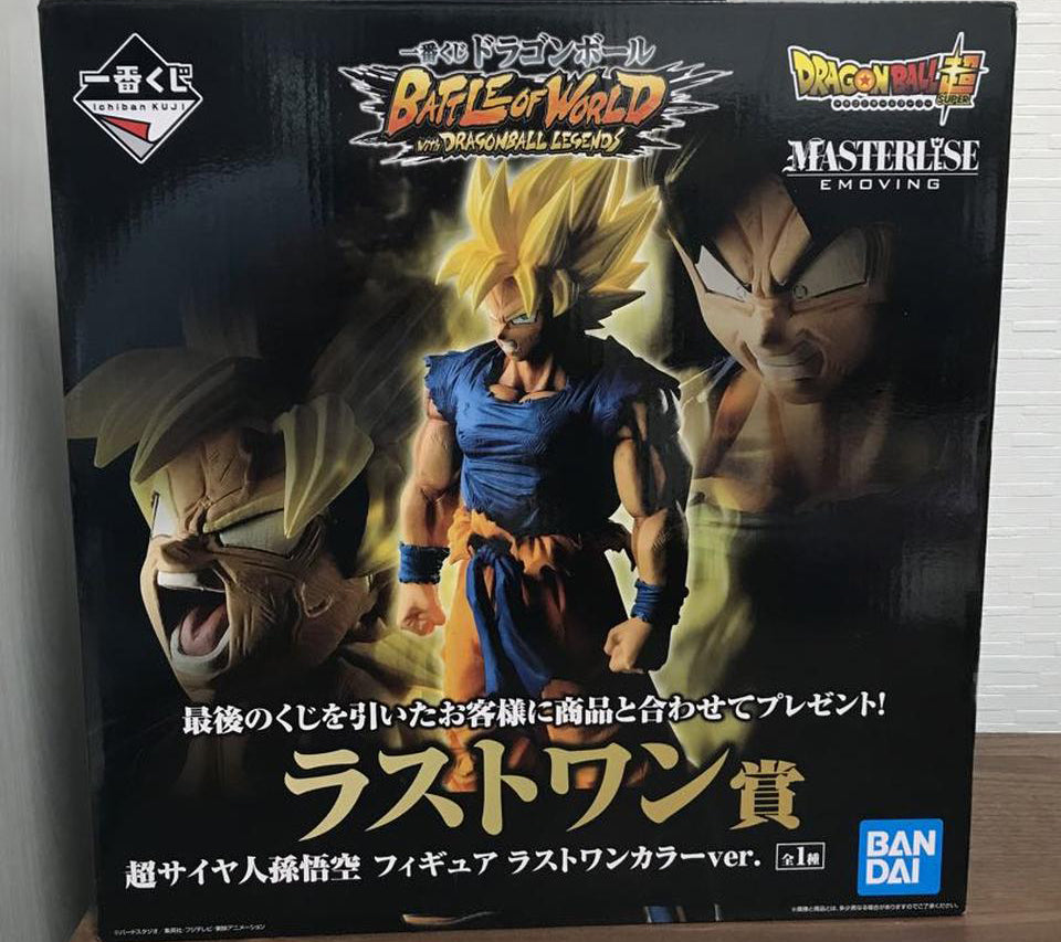 Super Saiyan Goku Figure Ichiban Kuji Dragon Ball Battle of World Last One Prize for Sale