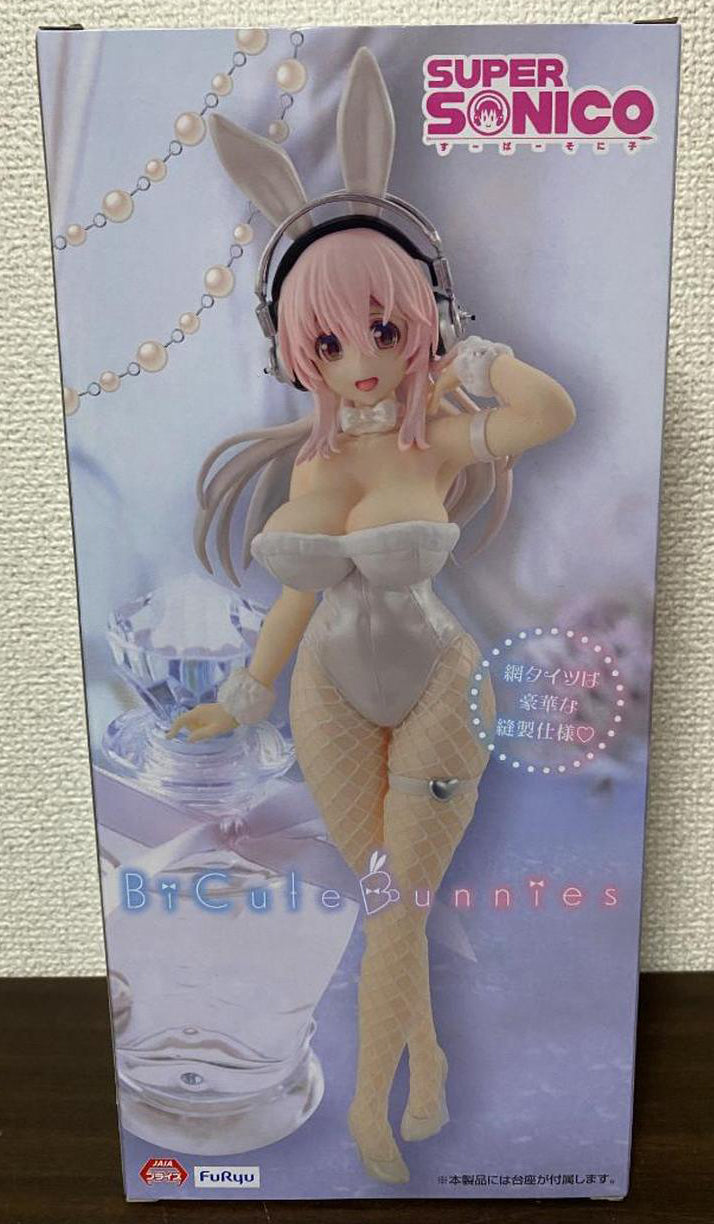 Super Sonico BiCute Bunnies Figure Pearl White ver. for Sale