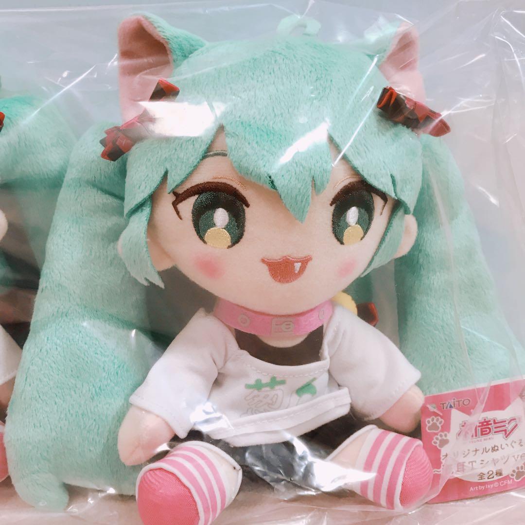 Taito Hatsune Miku Original Plush Cat Ear T-Shirt Ver. Buy