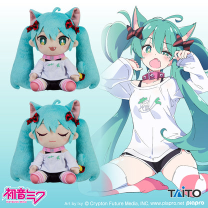 Taito Hatsune Miku Original Plush Cat Ear T-Shirt Ver. Buy