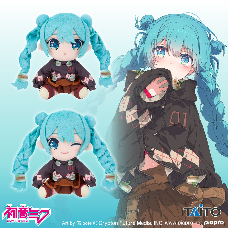 Taito Hatsune Miku Original Plush Fashion Outdoor for Sale