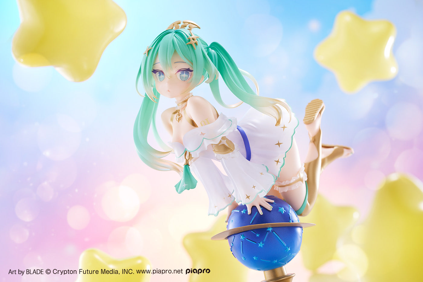 Taito Kuji Hatsune Miku 39 Miku Day Memorial 2nd season Miku Figure Glittering Star Prize A for Sale