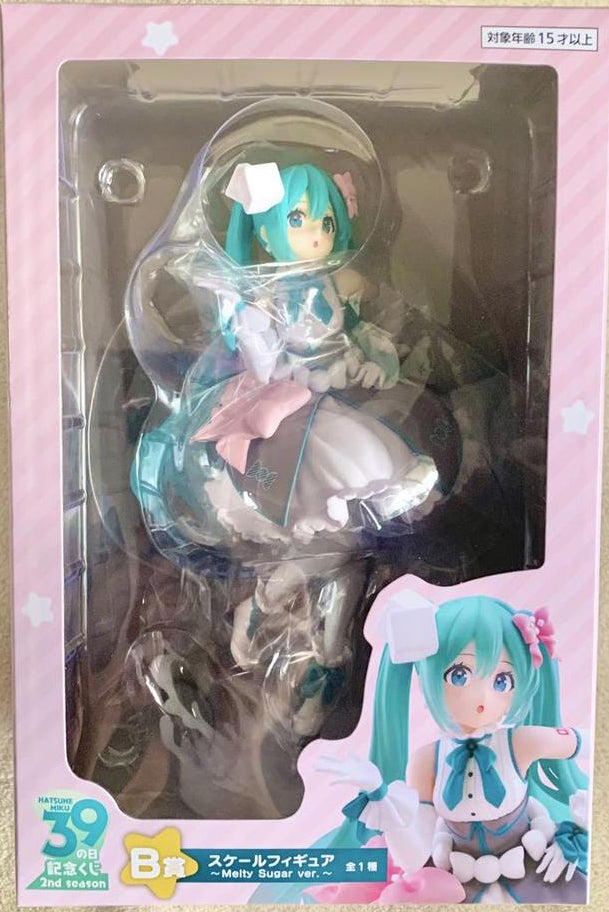 Taito Kuji Hatsune Miku 39 Miku Day Memorial 2nd season Prize B Miku Figure Melty Sugar ver. for Sale