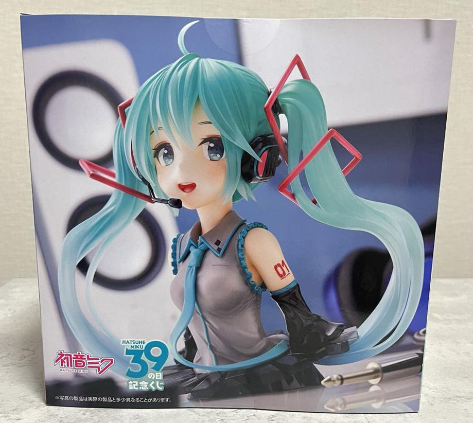 Taito Kuji Hatsune Miku 39 Miku Day Memorial Miku Bust Figure Prize A for Sale