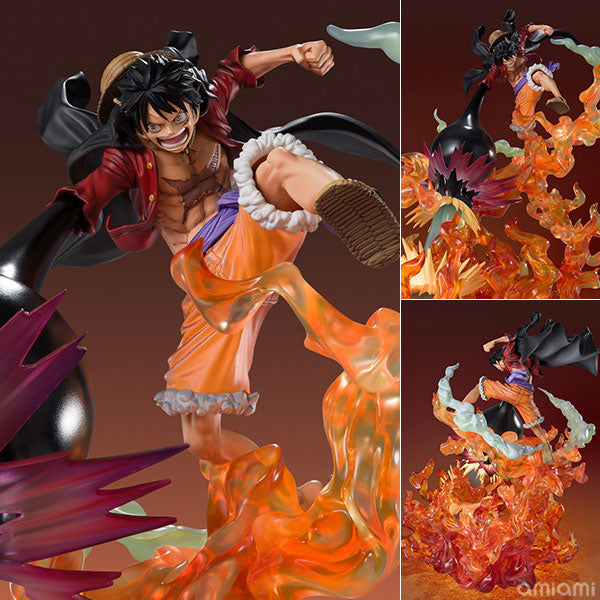 FiguartsZERO Extra Battle Spectacle One Piece Monkey D. Luffy Red Roc Figure