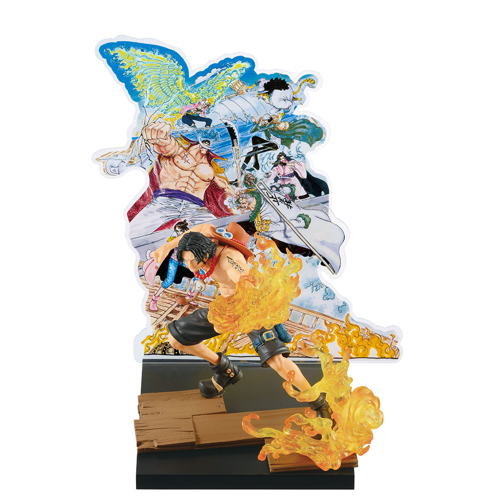 Ichiban Kuji Ace Prize D Figure One Piece WT100 Memorial for Sale