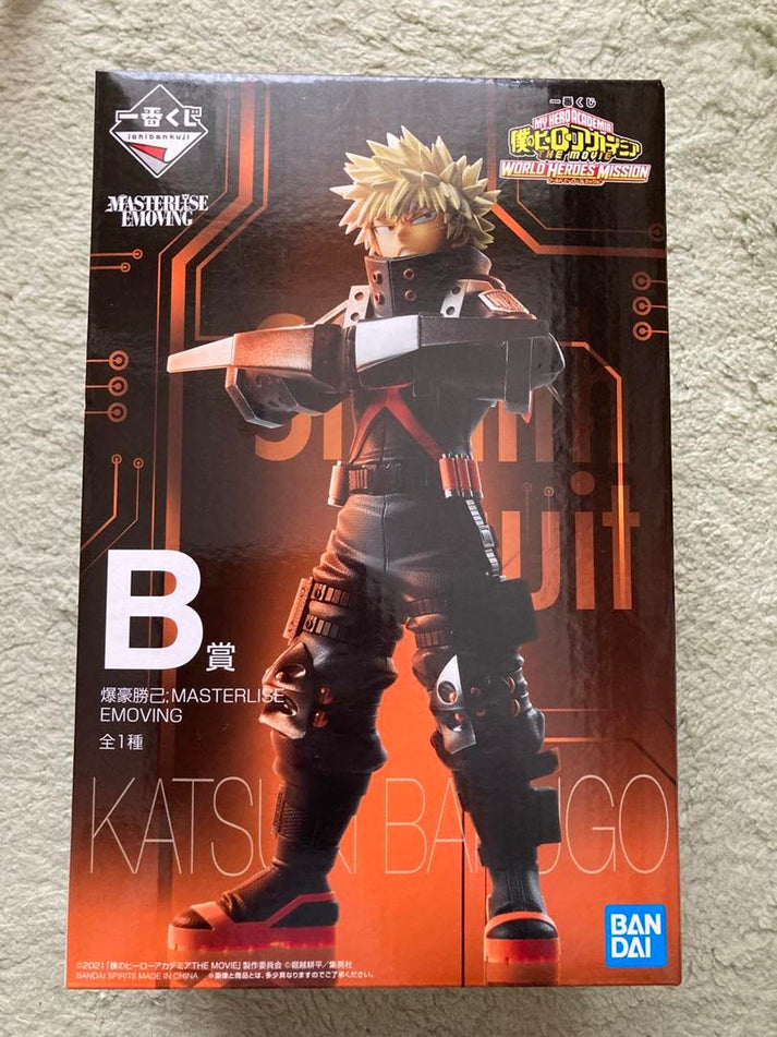Ichiban Kuji Bakugo Prize B Figure MHA MOVIE WORLD HEROES MISSION Buy ...