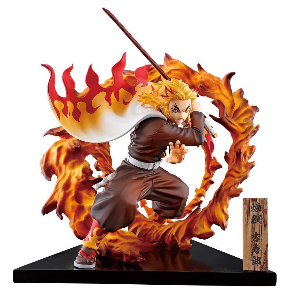 Ichiban Kuji Demon Slayer Hold the Sword at Dawn Last One Prize Kyojuro Rengoku Figure