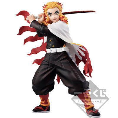 Ichiban Kuji Demon Slayer Mugen Train Prize A Kyojuro Rengoku Figure Buy