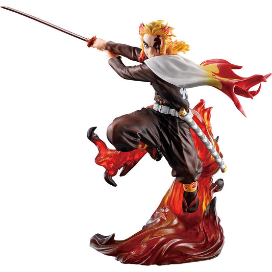 Ichiban Kuji Demon Slayer The Sword Burn Your Heart Prize D Kyojuro Rengoku Figure for Sale