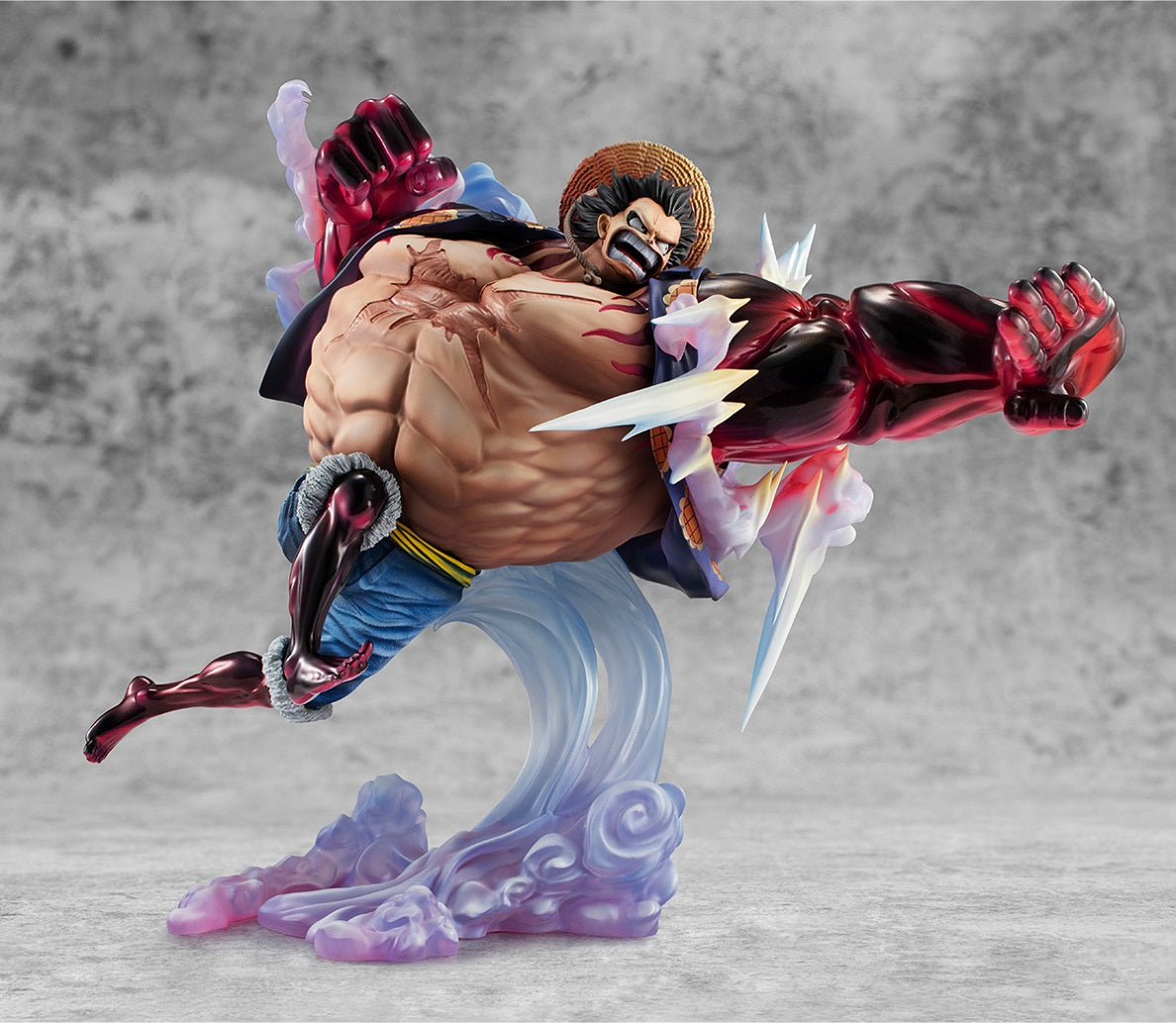 Figurine luffy deals gear 4 megahouse