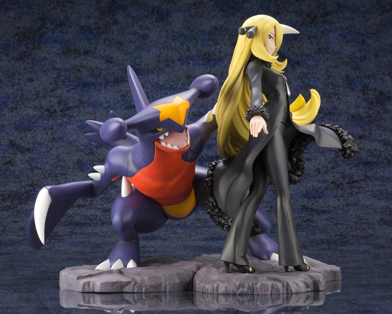 Pokemon Cynthia with Garchomp Figure for Sale