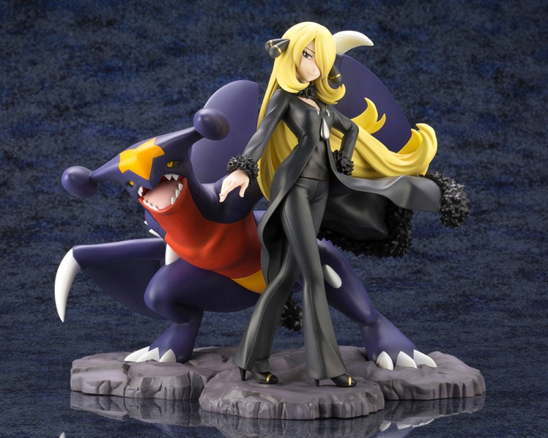 Pokemon Cynthia with Garchomp 1/8 Figure ARTFX J Kotobukiya